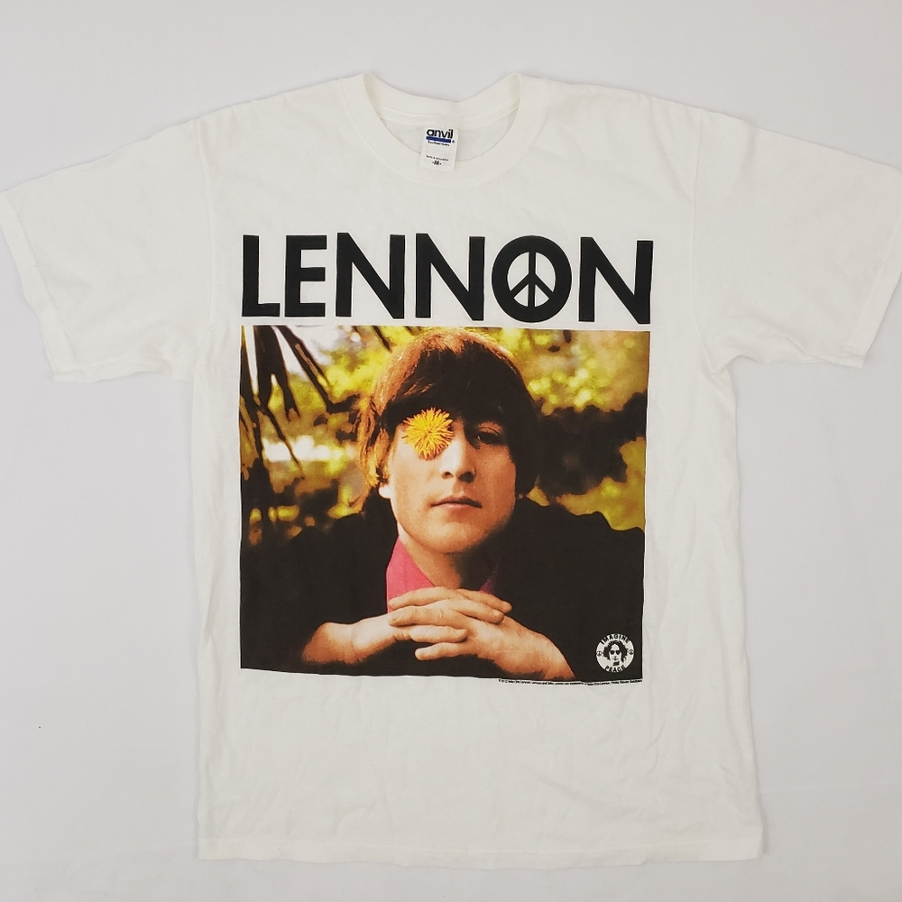 Vintage style John Lennon imagine peace tshirt
